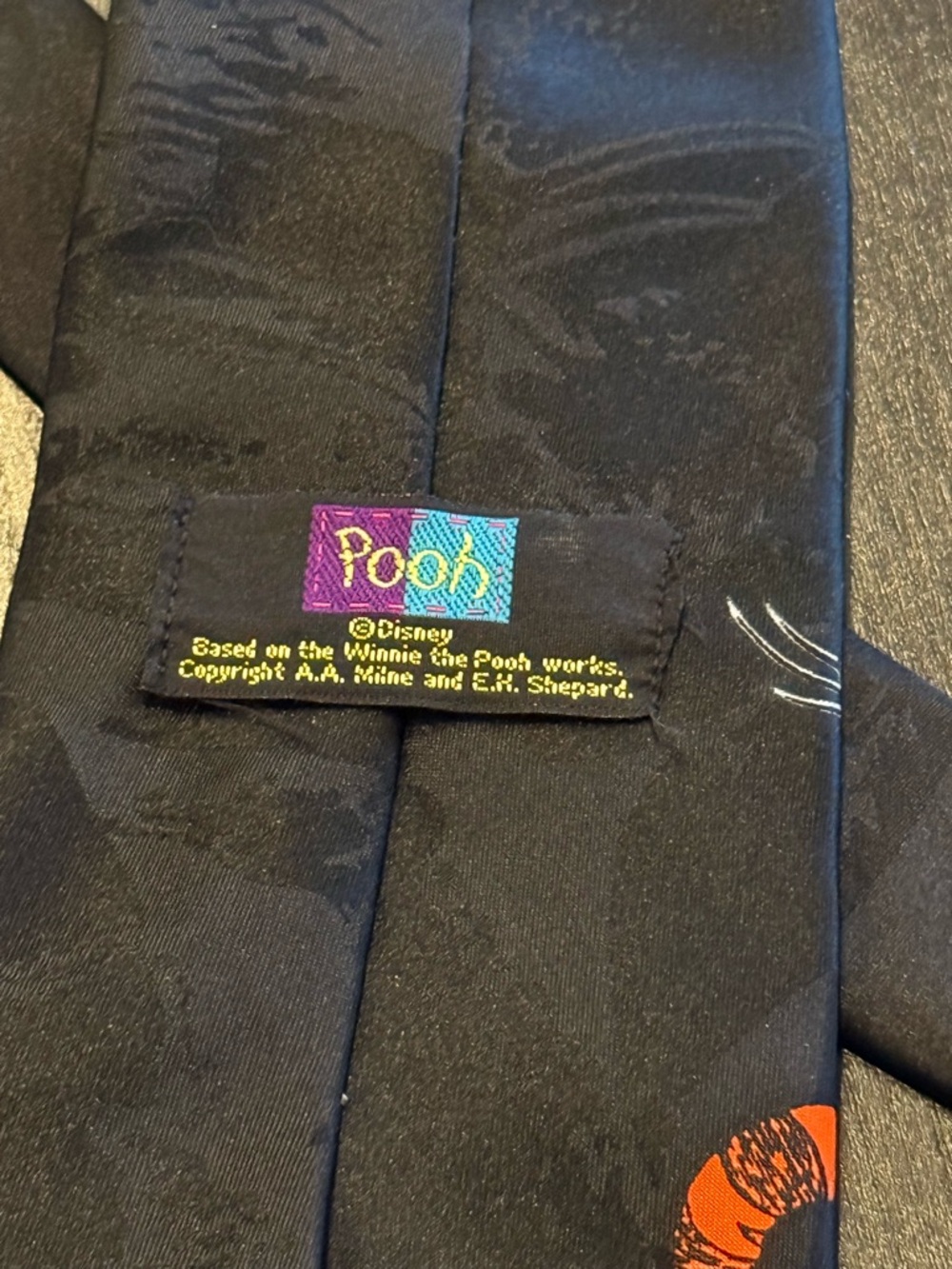 Disney Black Tie Jacket with Winny The Poo, Tigger, Eeyore